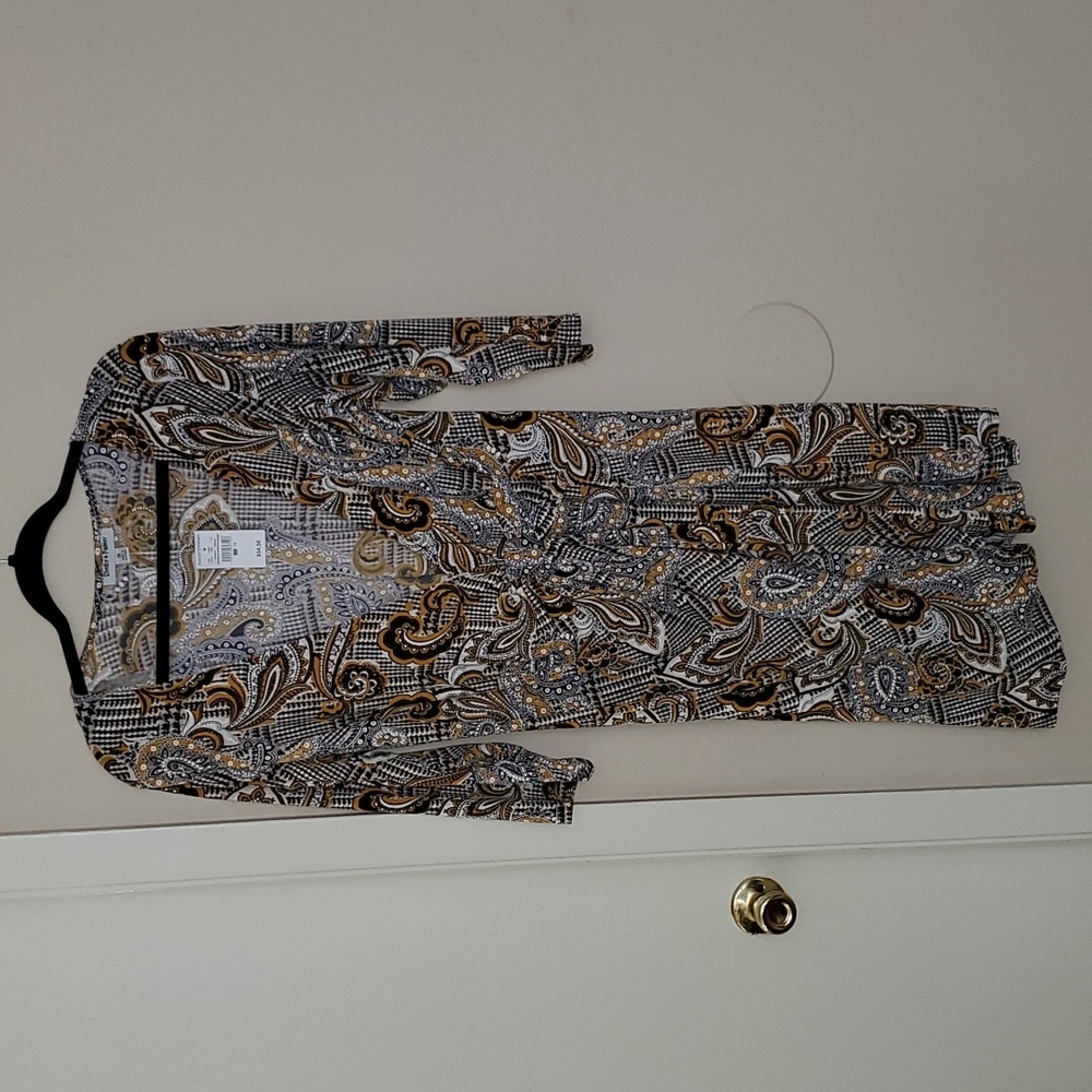 Paisley/Mustard Dress